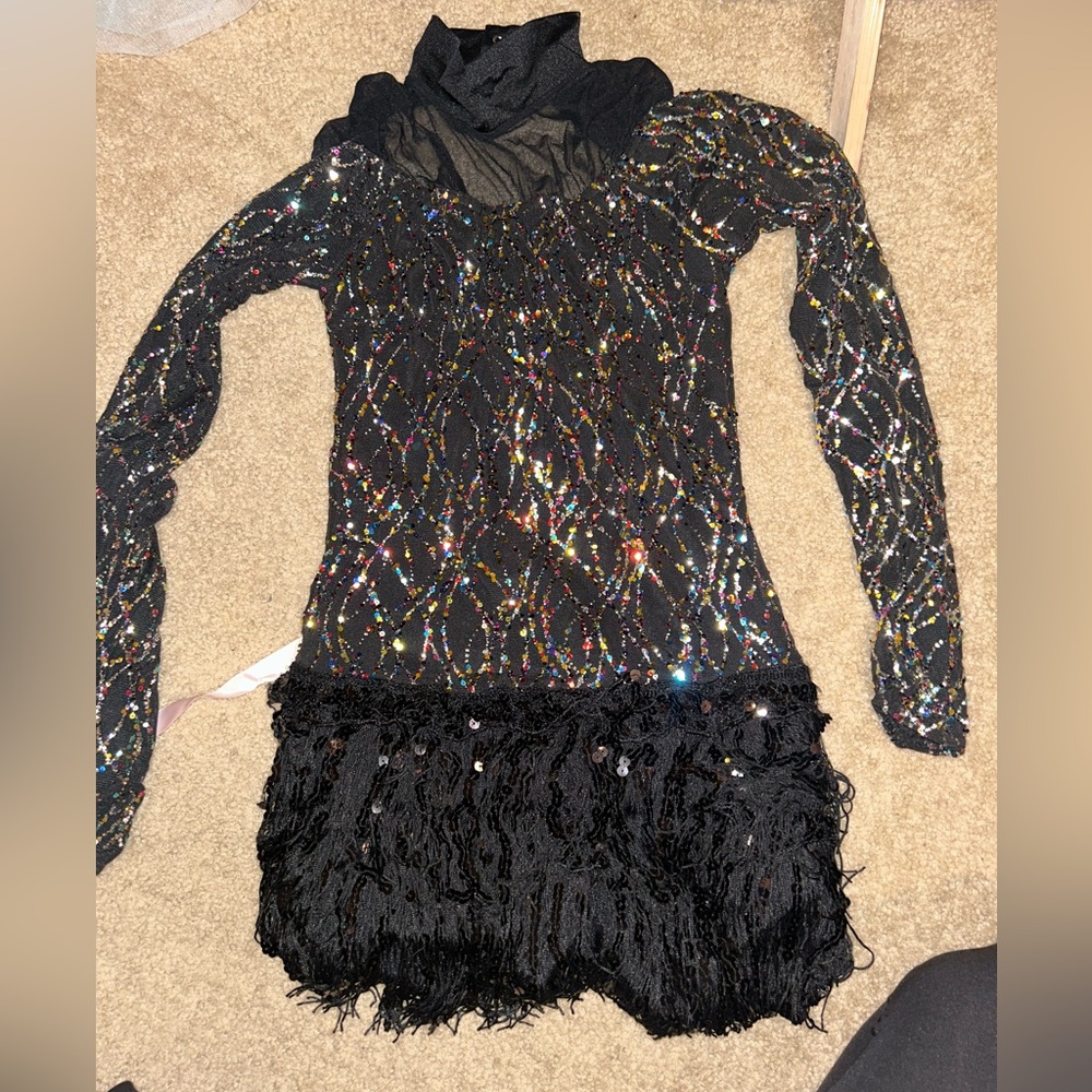 Black sequen costume size Medium Adult